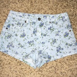 Forever 21 Flower Shorts